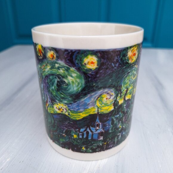 Vintage Mug Van Gogh Starry Night Artist Gifts Famous Impressionist Painting Art - Picture 4 of 17
